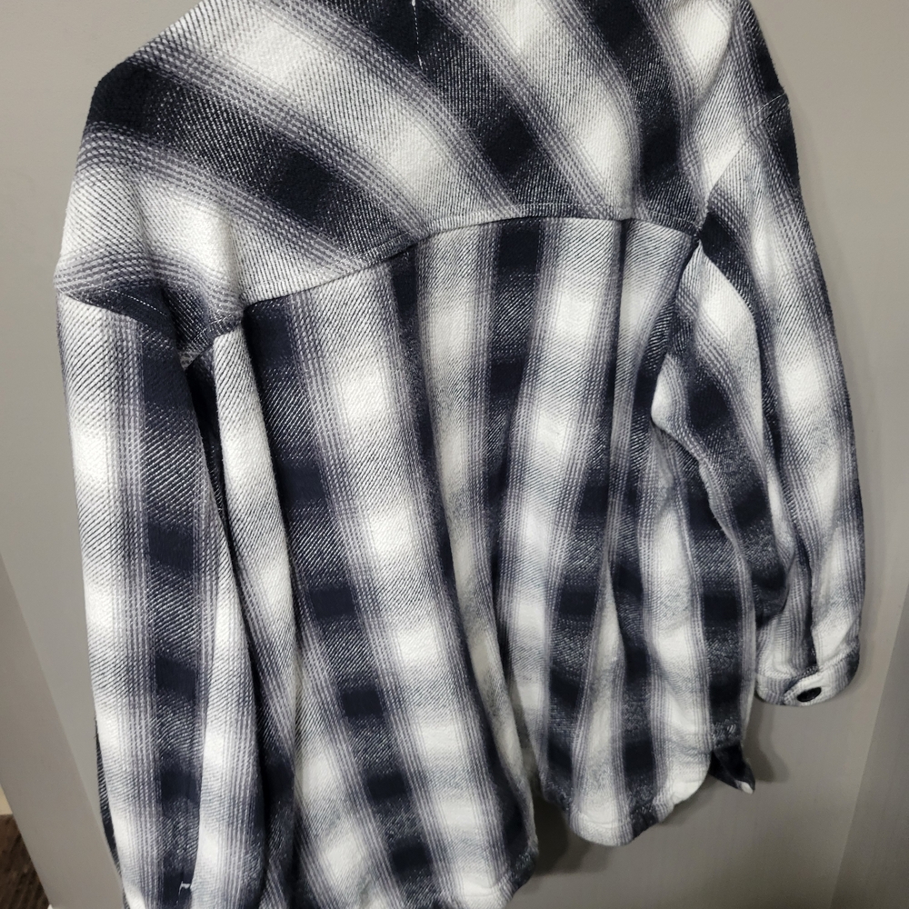 Lucky Brand Monochrome Plaid Shirt - Picture 3 of 3